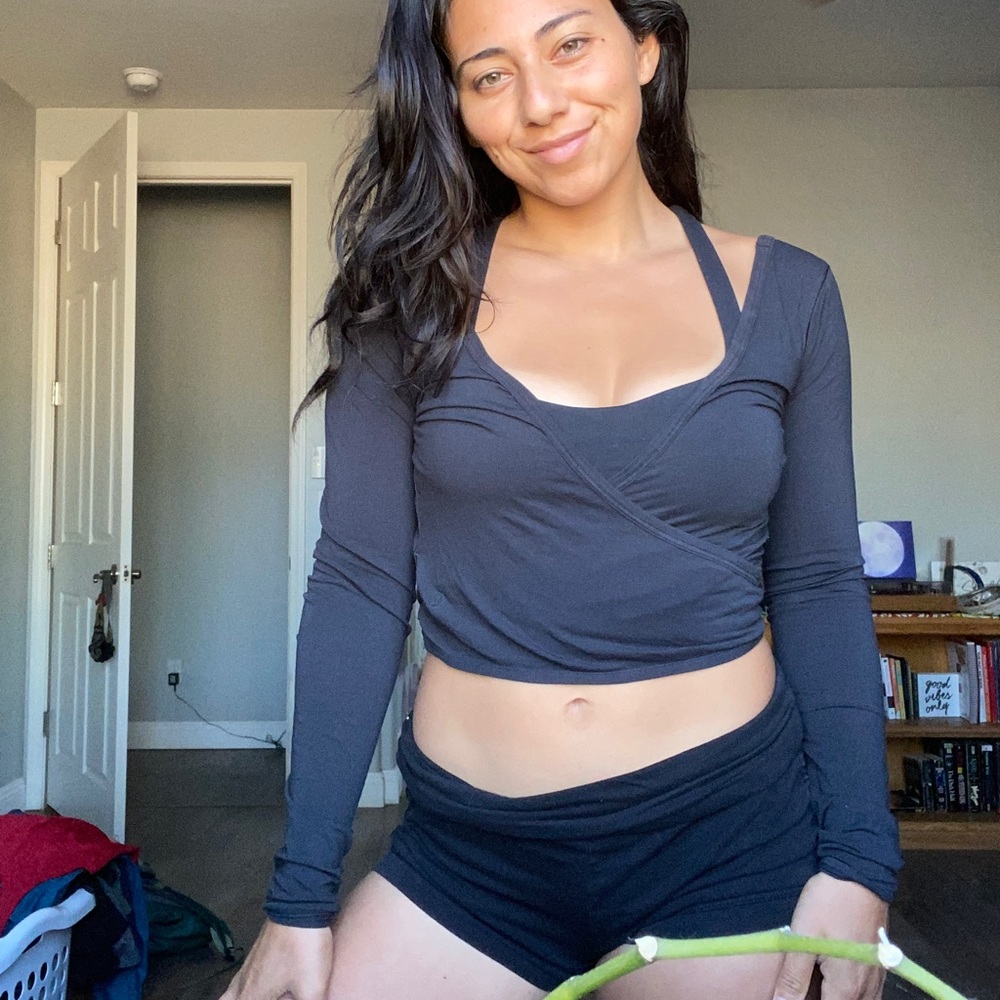 Lululemon wrap and reversible top
